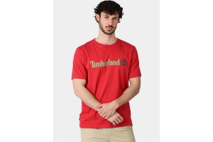 Timberland Linear Logo férfi zöld póló
