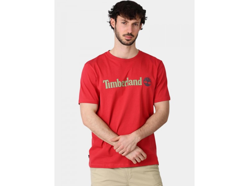 Timberland Linear Logo férfi zöld póló