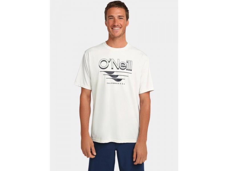 O'Neill férfi Hybrid UPF Polygiene grafikus póló