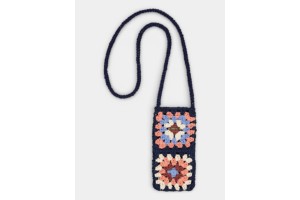 Barts Wanderes Phonebag D — kézzel horgolt, 19x11 cm
