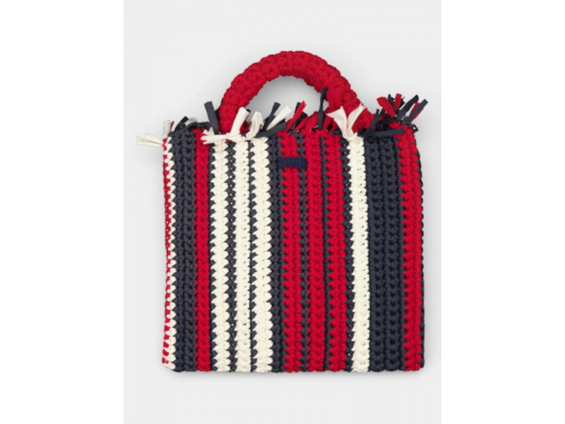 Barts Soothe Totebag – piros horgolt női táska