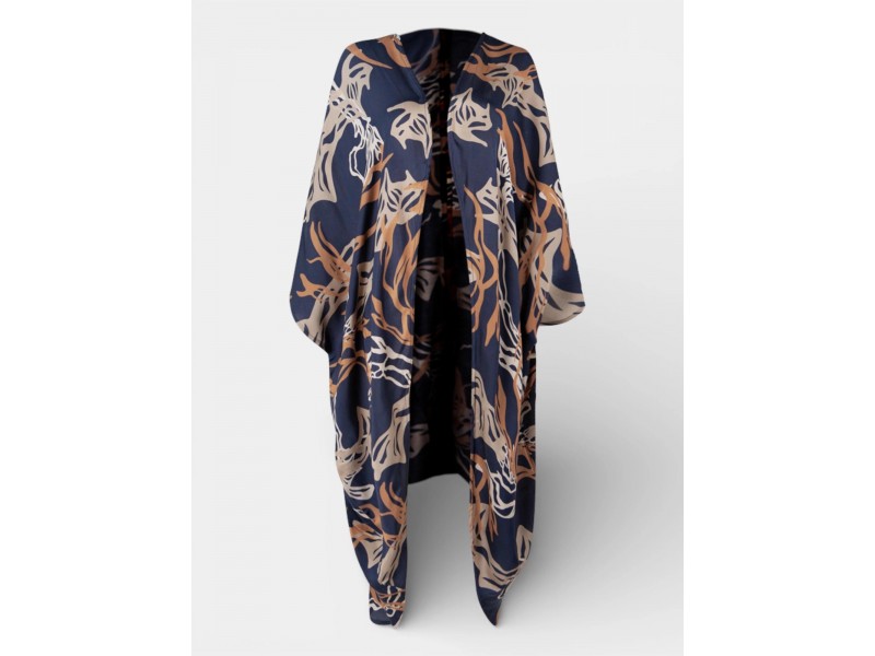 Barts Navyo Kimono női sötétkék strandruha