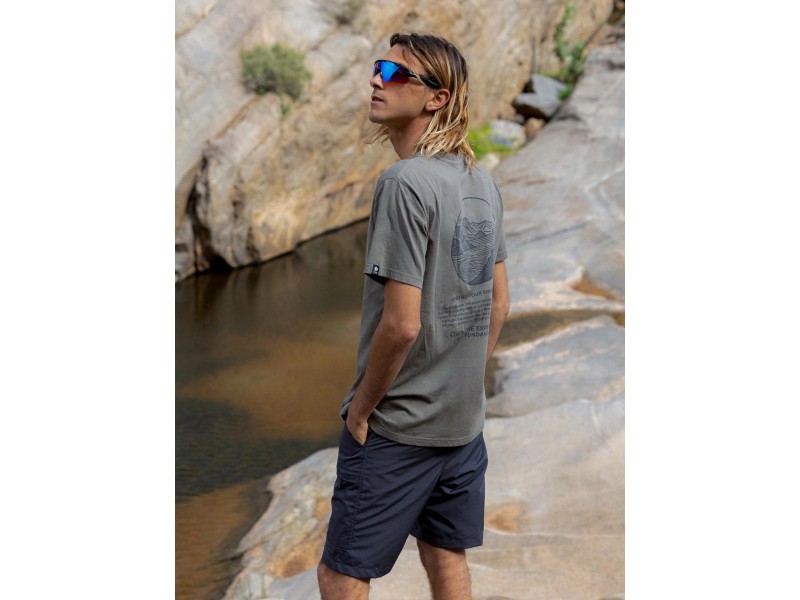 Fundango Montes Graphic-T D férfi póló, organikus pamut