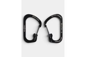 Niteize SlideLock rozsdamentes acél karabiner #2 D
