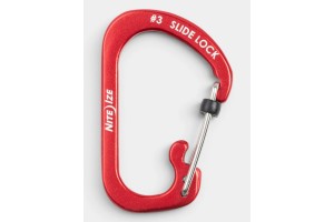 Niteize SlideLock alumínium karabiner #3 D