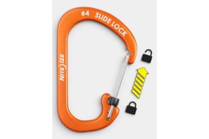 Niteize SlideLock® alumínium karabíner #4 D