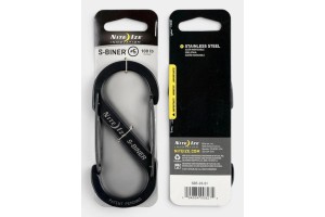 Niteize S-Biner #5 D rozsdamentes dupla karabiner