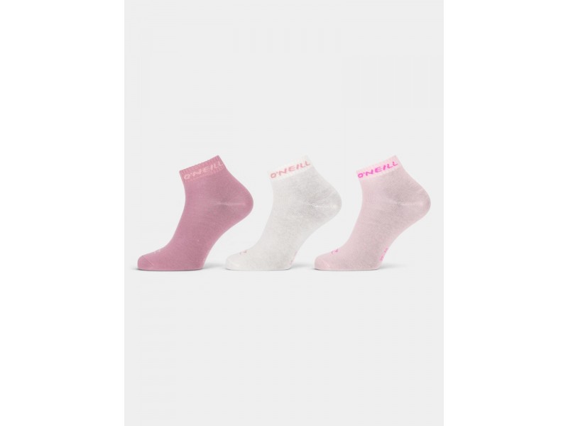 O'Neill unisex quarter zokni, 3 pár