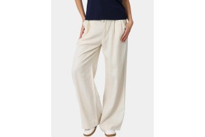 Nautica Ontario Pant D női len-viszkóz nadrág (wide leg)