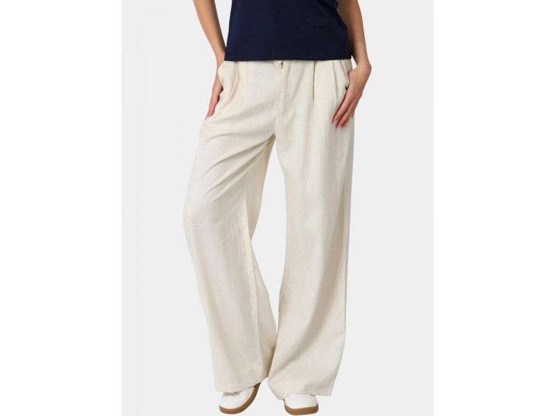 Nautica Ontario Pant D női len-viszkóz nadrág (wide leg)