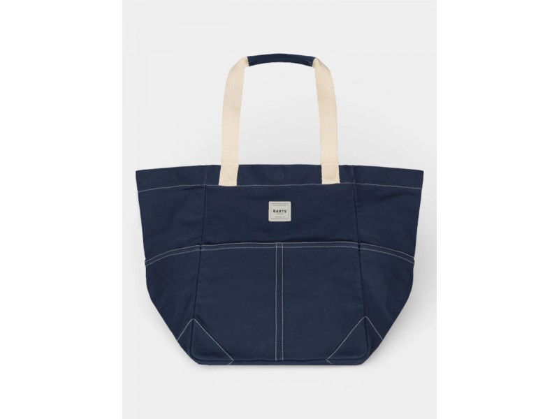 Barts Jondi Bag D - nagy kék pamut shopper 45x67x33