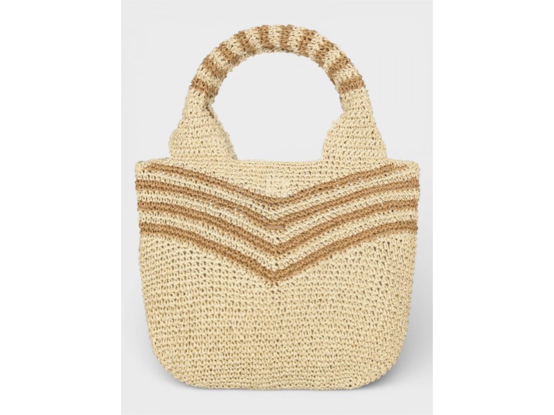 Barts Serenea barna kézzel horgolt női shopper 37×30×12 cm