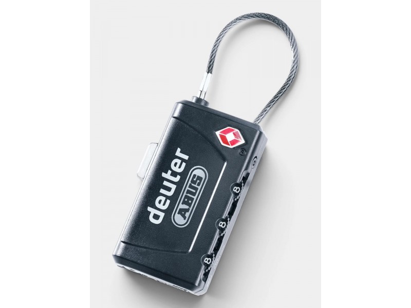 Deuter TSA Cable Lock D – kompakt alumínium számzár
