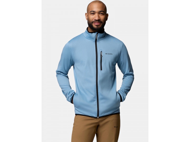 Columbia Essential Hike Grid Fleece férfi polár pulóver