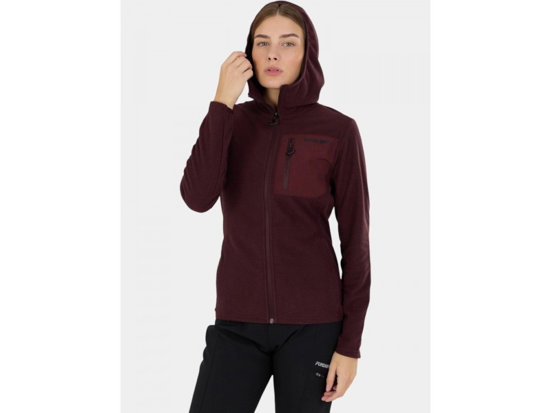 Fundango Nigata női Full Zip kapucnis hibrid felső