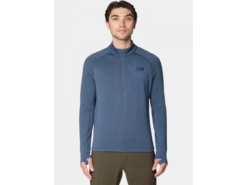 Mountain Hardwear Up First Tech Fleece férfi félcipzáras pulóver