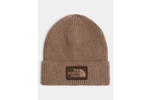 The North Face TNF Logo Box kötött sapka, felhajtott szegéllyel