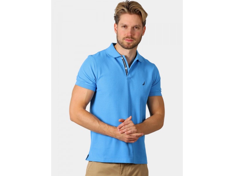 Nautica Cast férfi Slim Fit galléros póló (D)
