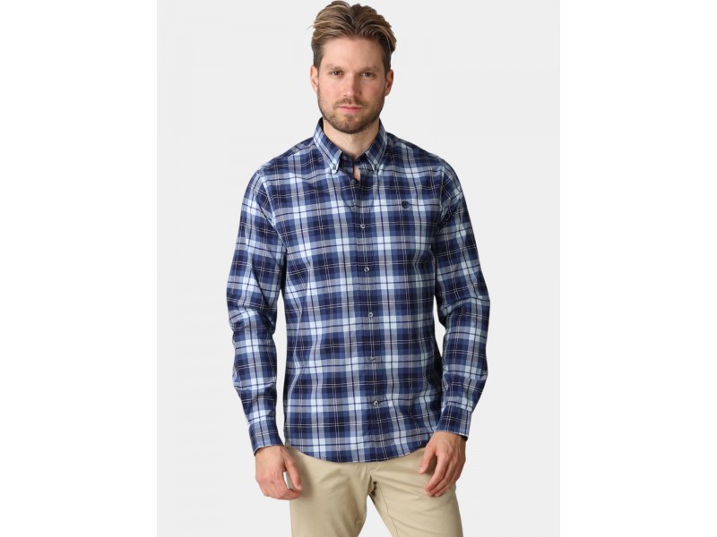 Timberland Poplin Check férfi ing (Regular)