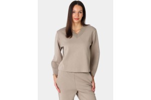 Luhta Hiidis D női pulóver - Relaxed Fit, V-nyak