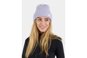 Fundango Indy D unisex kötött sapka - műbőr részletekkel