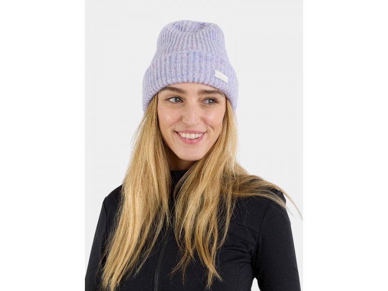 Fundango Indy D unisex kötött sapka - műbőr részletekkel