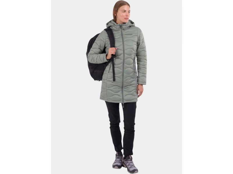 Fundango Nordwave Long Jacket D női steppelt kabát