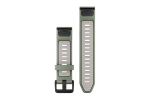 Garmin 20 mm oliva/szürke szilikon szíj