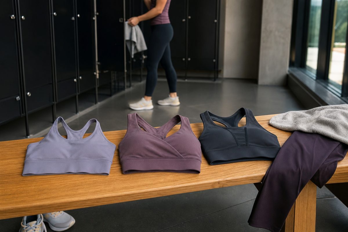 Különböző tartású sportmelltartók edzőtermi padon
