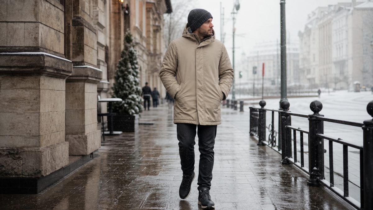 Férfi téli cipő városba: vízálló sneaker és bélelt utcai cipő