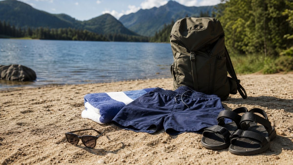 Férfi fürdőnadrág és beach short: hossz, anyag, szabás