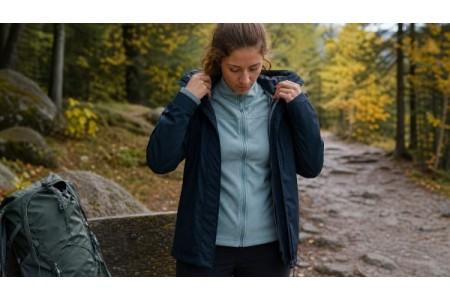 Női polár és softshell középréteg: könnyű melegség